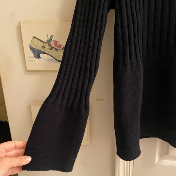 Jones New York Cotton Cowlneck Sweater - Picture 3 of 3